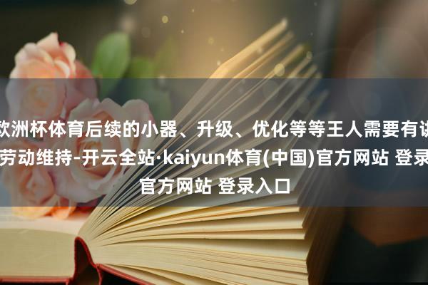 欧洲杯体育后续的小器、升级、优化等等王人需要有讲求的劳动维持-开云全站·kaiyun体育(中国)官方网站 登录入口